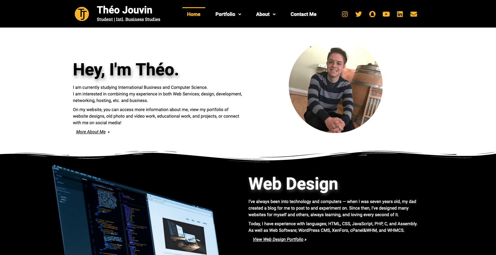 Théo Jouvin - Current Personal Site